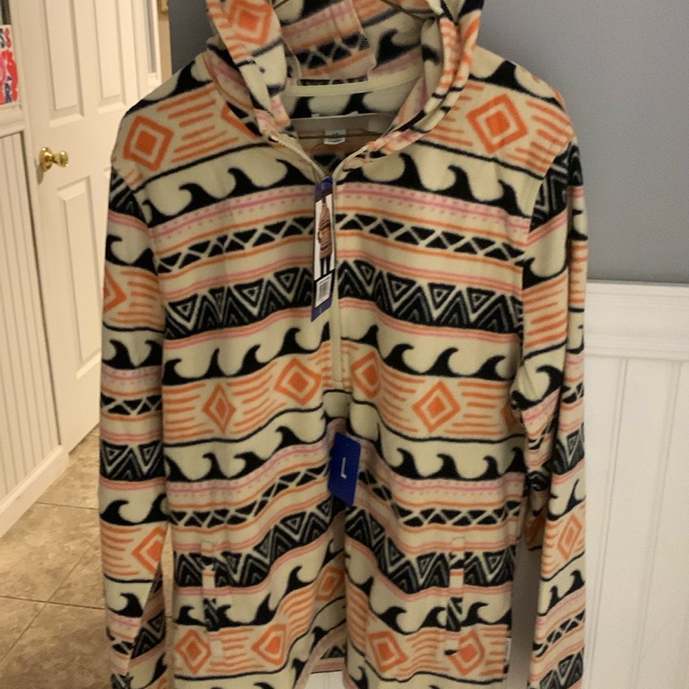 O'Neill  surf Ladies' Half Zip Polar Fleece wavy Hoodie- NFS do not buy.